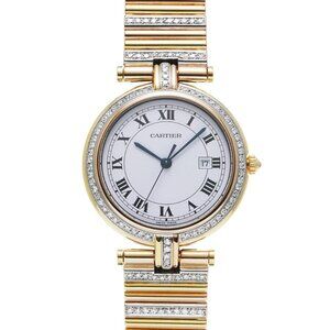CARTIER Vendome Trinity White/Blanc Ladies Watches Used Ginzo